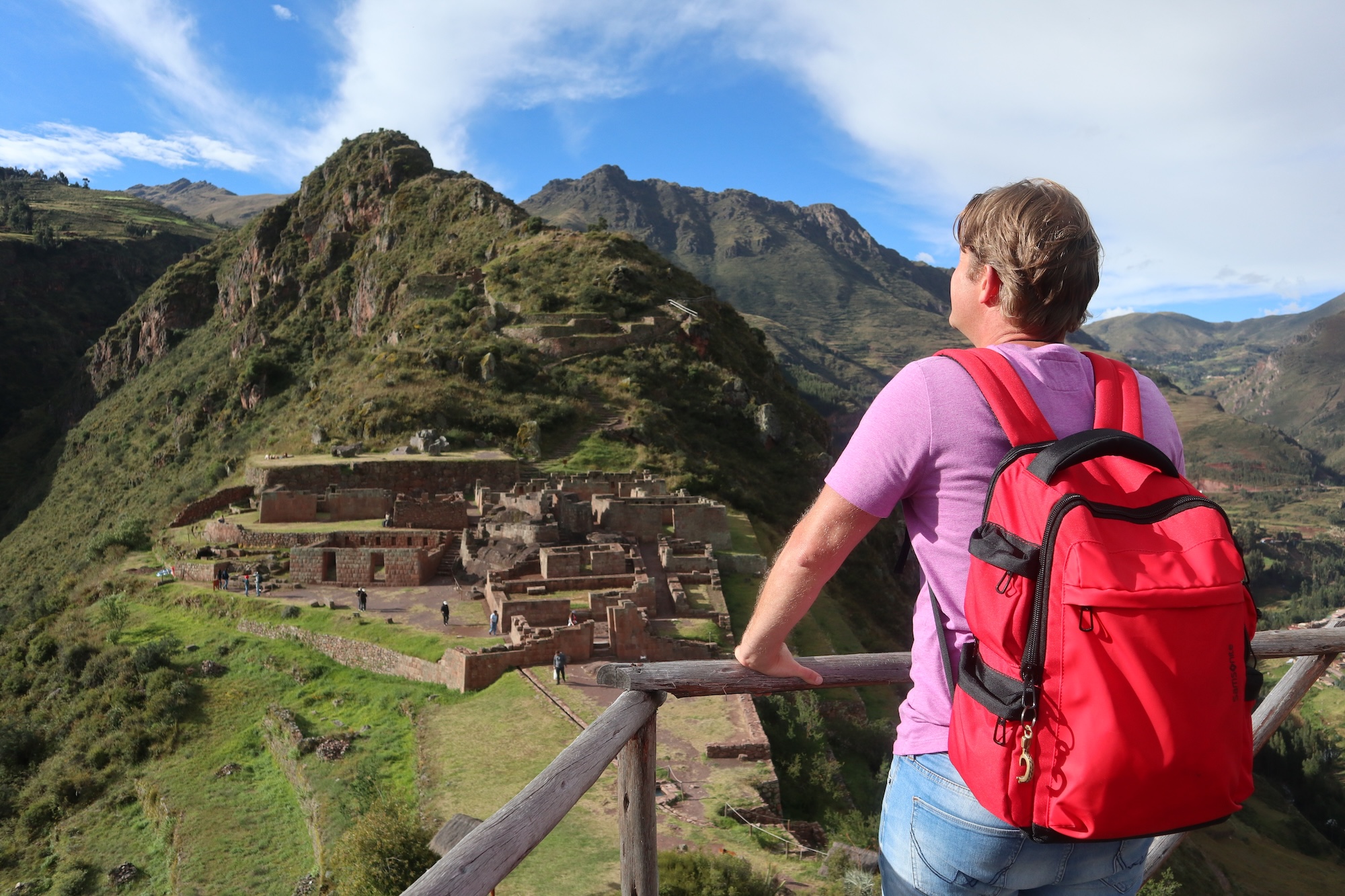 eugeine-peru-ruins Eugeine visiting ruins in Peru